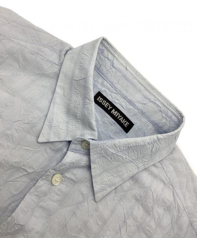中古・古着通販】ISSEY MIYAKE (イッセイミヤケ) シワ加工ストライプ