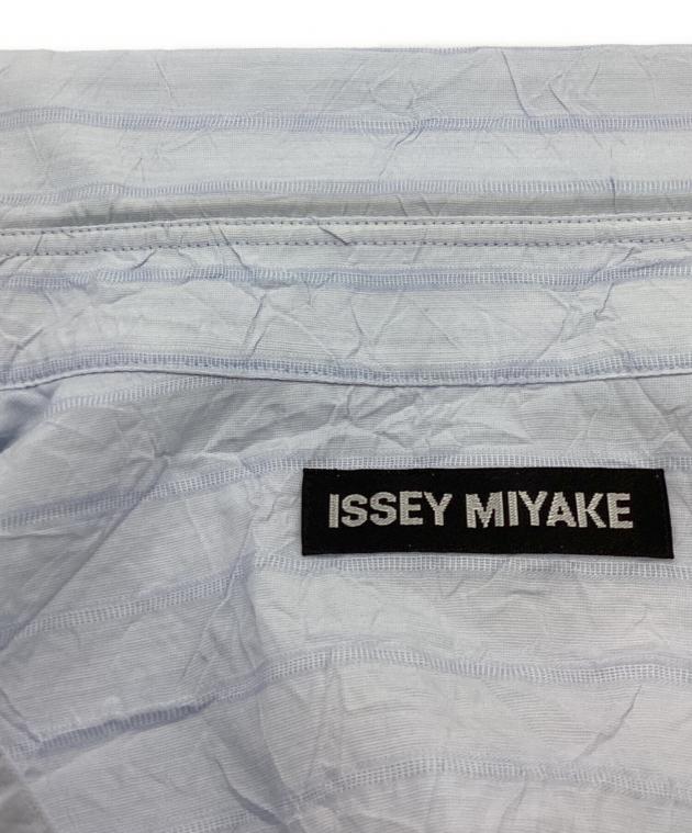 中古・古着通販】ISSEY MIYAKE (イッセイミヤケ) シワ加工ストライプ
