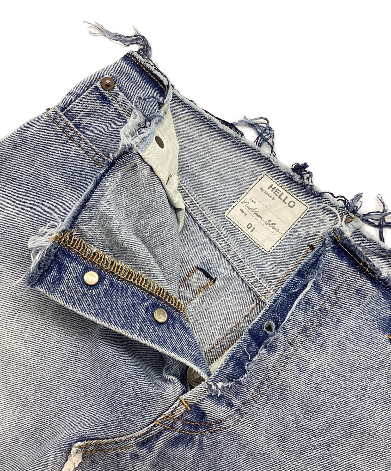 中古・古着通販】MADISON BLUE (マディソンブルー) 5POCKET DENIM MINI
