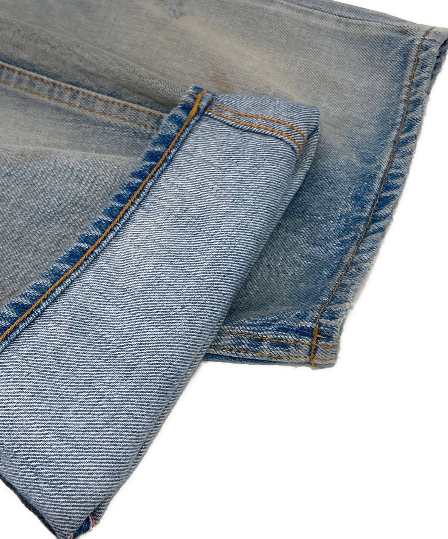 ANCELLMデニムPT アンセルムサイズ2新品未使用インディゴ 中古・古着通販】ANCELLM (アンセルム) SELVEDGE TAPERED 5P DENIM