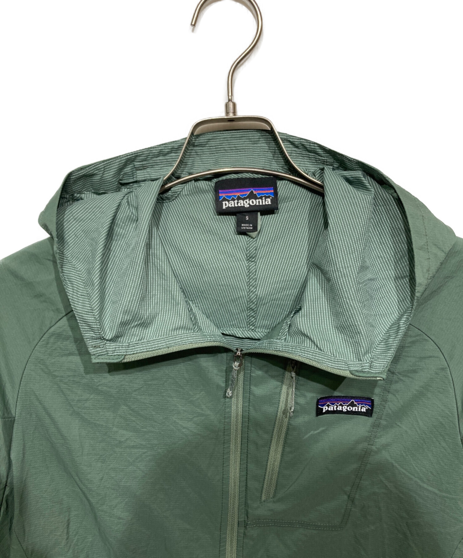 パタゴニア　フーディニエアー　メンズS グリーン 中古・古着通販】Patagonia (パタゴニア) Houdini Air Jacket グリーン