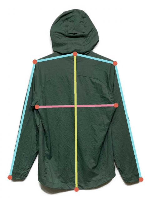 パタゴニア　フーディニエアー　メンズS グリーン 中古・古着通販】Patagonia (パタゴニア) Houdini Air Jacket グリーン