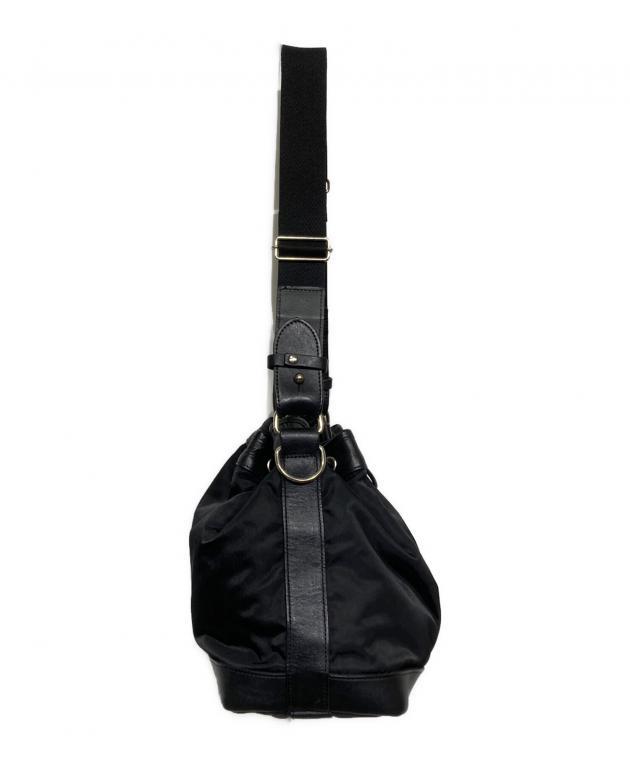 【美品】PORTER DRAWSTRING BAG(S) 2way ブラック 中古・古着通販】PORTER (ポーター) STRING DRAWSTRING BAG(S