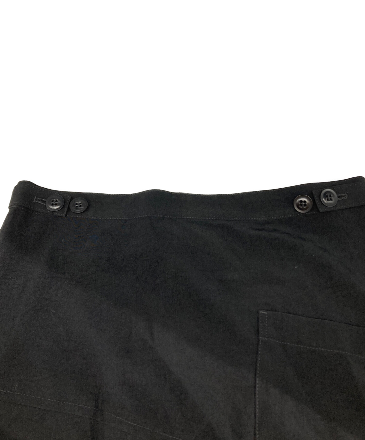 中古・古着通販】Y's (ワイズ) カットオフデザイン ロングスカート
