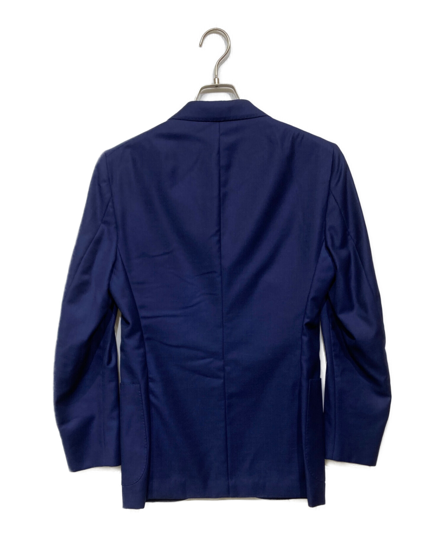 ISAIA イザイア イタリア製 ネイビー テーラードジャケット 50 中古・古着通販】ISAIA (イザイア) SAILOR 3Bジャケット ネイビー