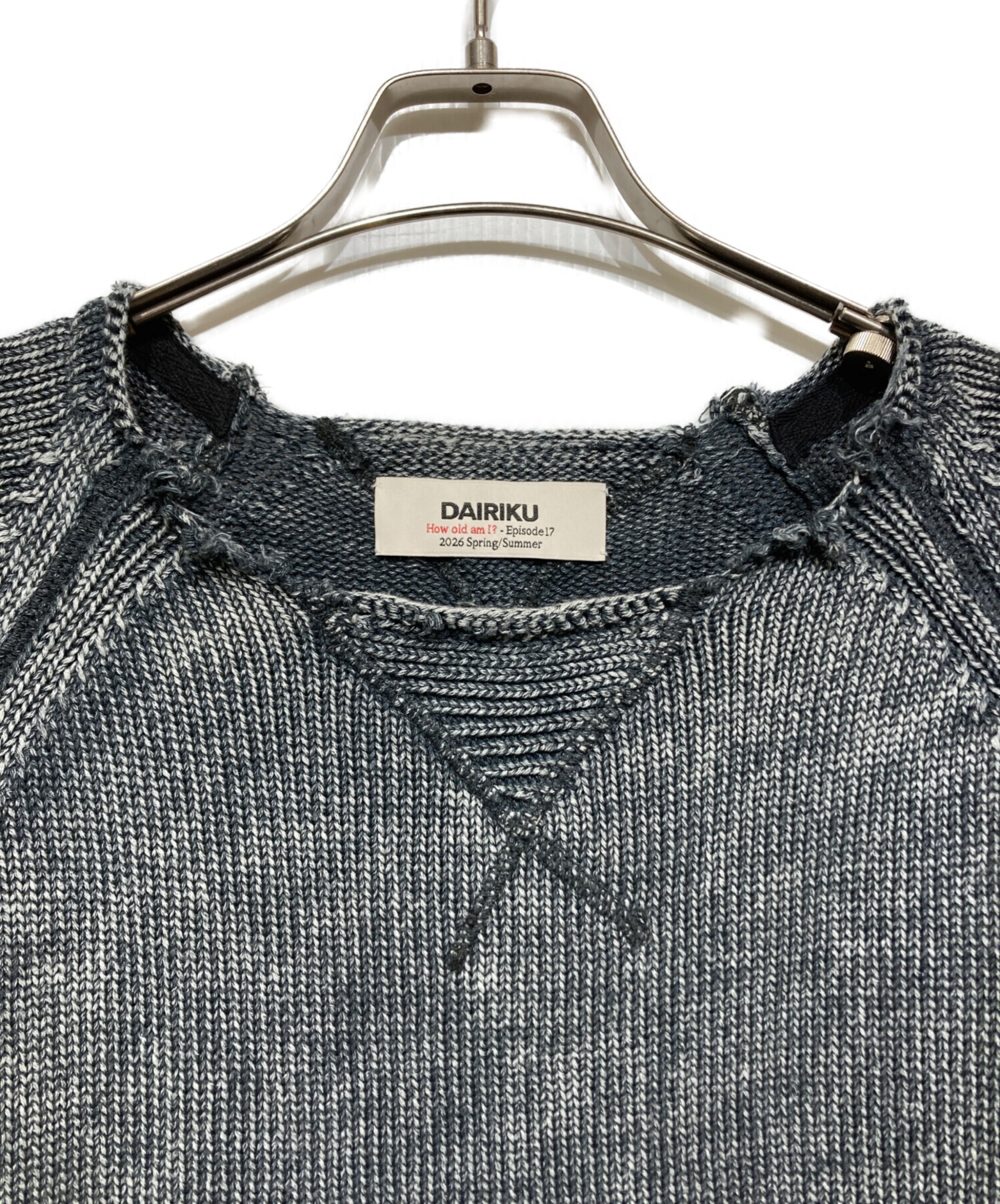 中古・古着通販】DAIRIKU (ダイリク) Vintage Washed Pullover Knit 