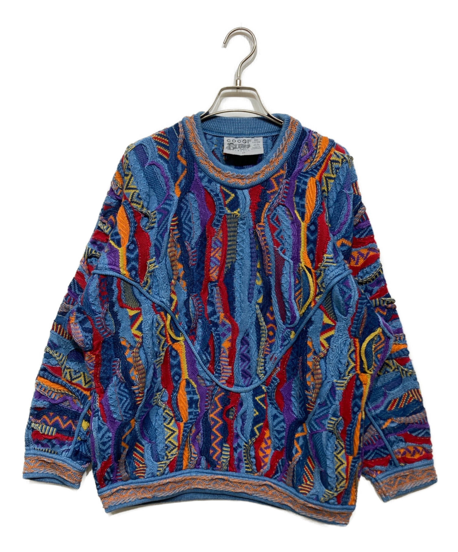 s*t様 COOGI（クージー） 3Dニット / XL 中古・古着通販】Coogi (クージー) 3Dニット ブルー サイズ:SS
