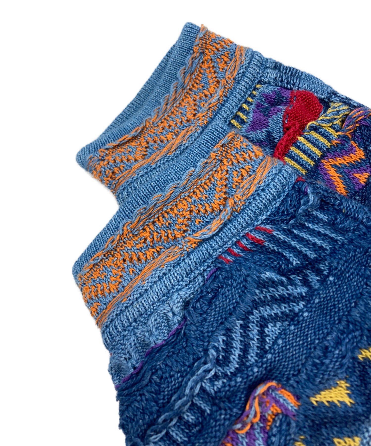 中古・古着通販】Coogi (クージー) 3Dニット ブルー サイズ:SS