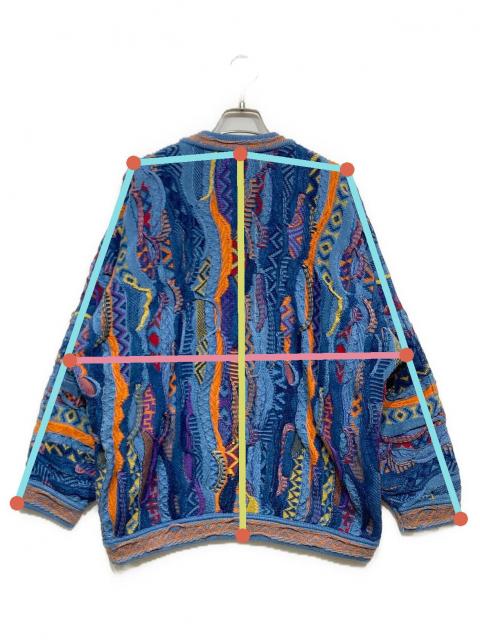 中古・古着通販】Coogi (クージー) 3Dニット ブルー サイズ:SS