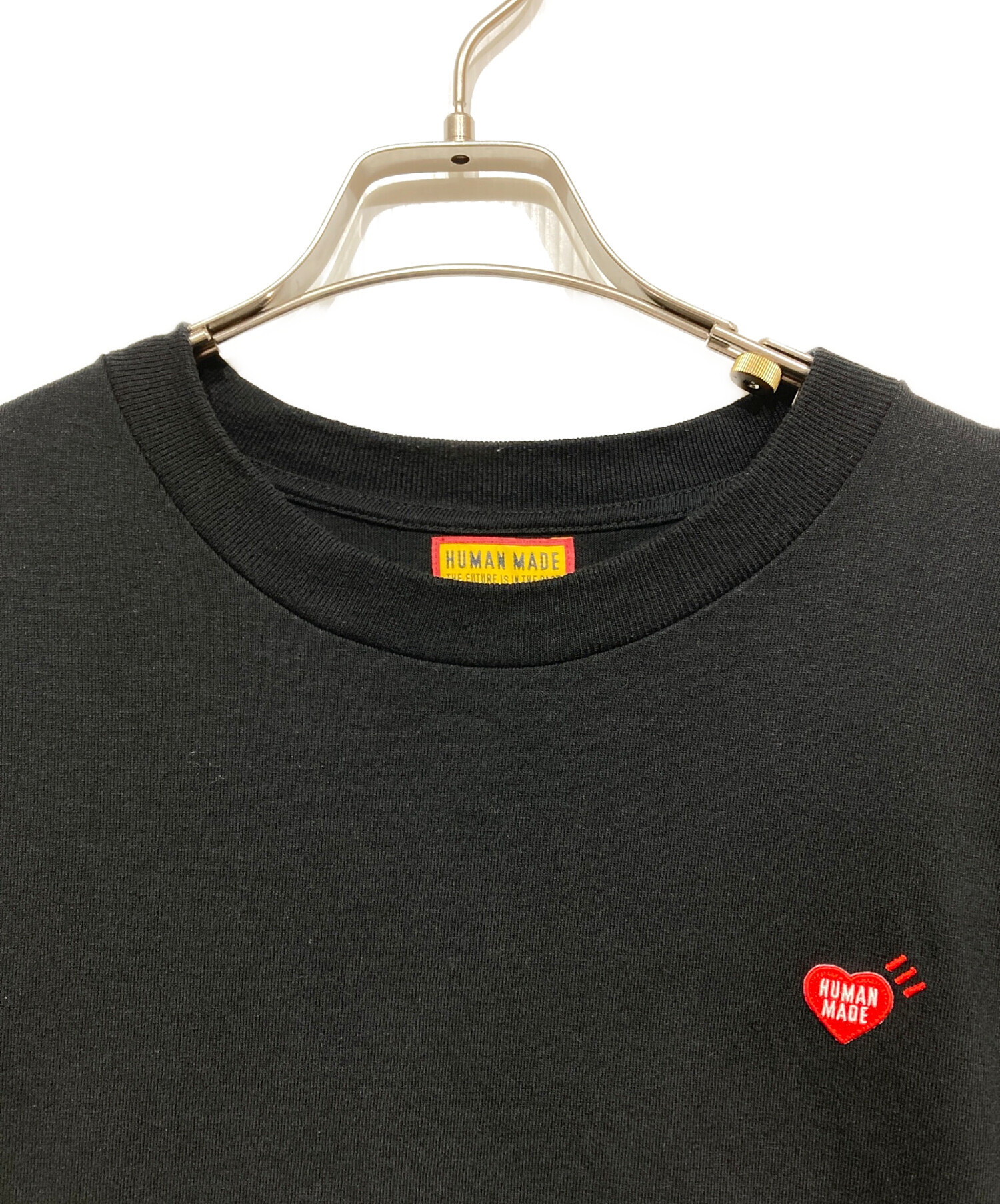 中古・古着通販】HUMAN MADE (ヒューマンメイド) ロゴ刺繍Tシャツ