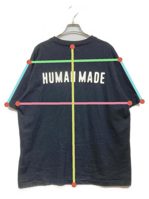 中古・古着通販】HUMAN MADE (ヒューマンメイド) ロゴ刺繍Tシャツ