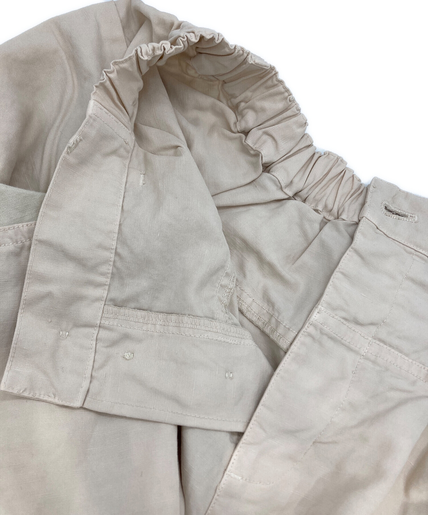 中古・古着通販】nest Robe (ネストローブ) コットンリネン石目切替え