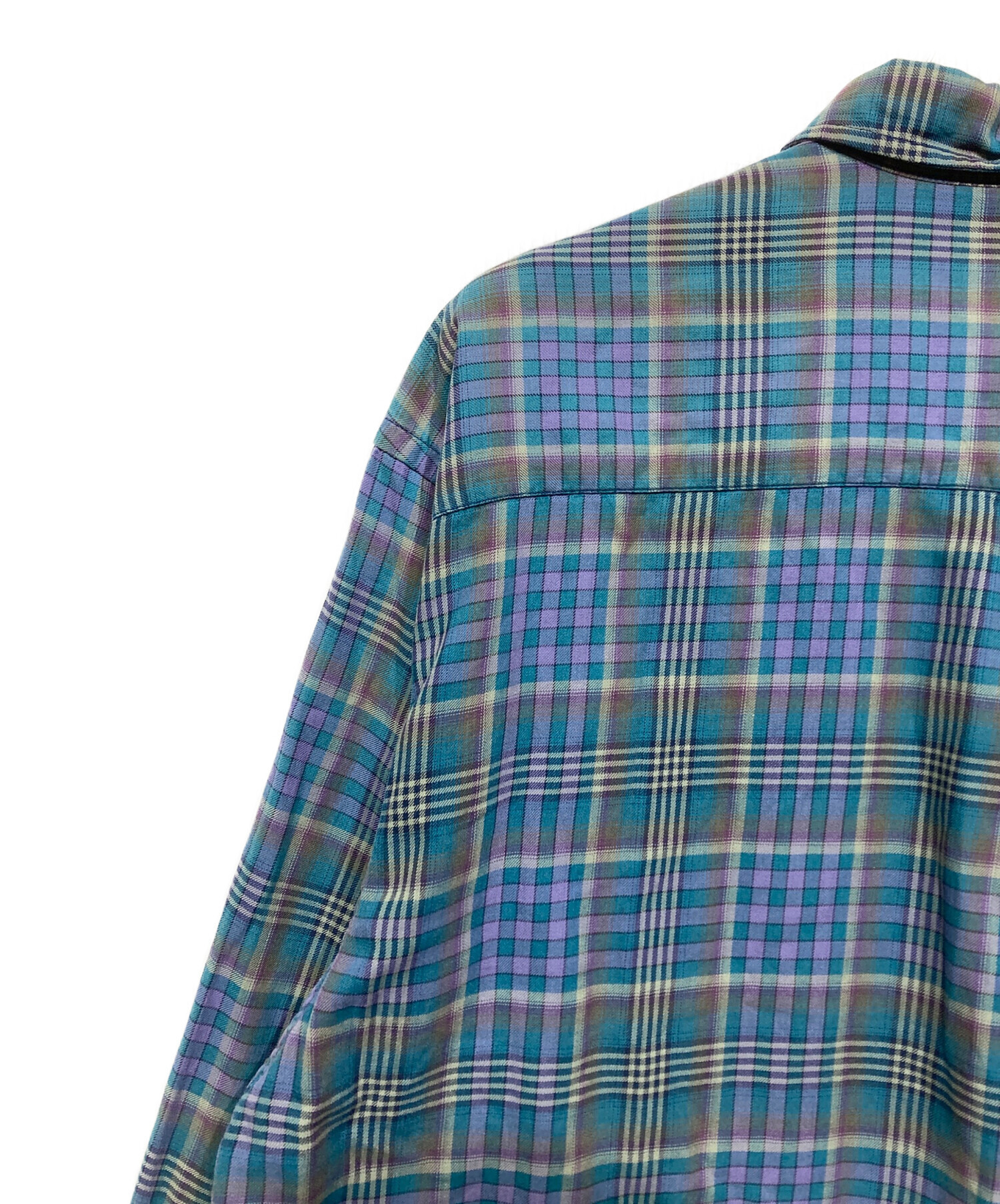 中古・古着通販】Patagonia (パタゴニア) チェックシャツ ブルー
