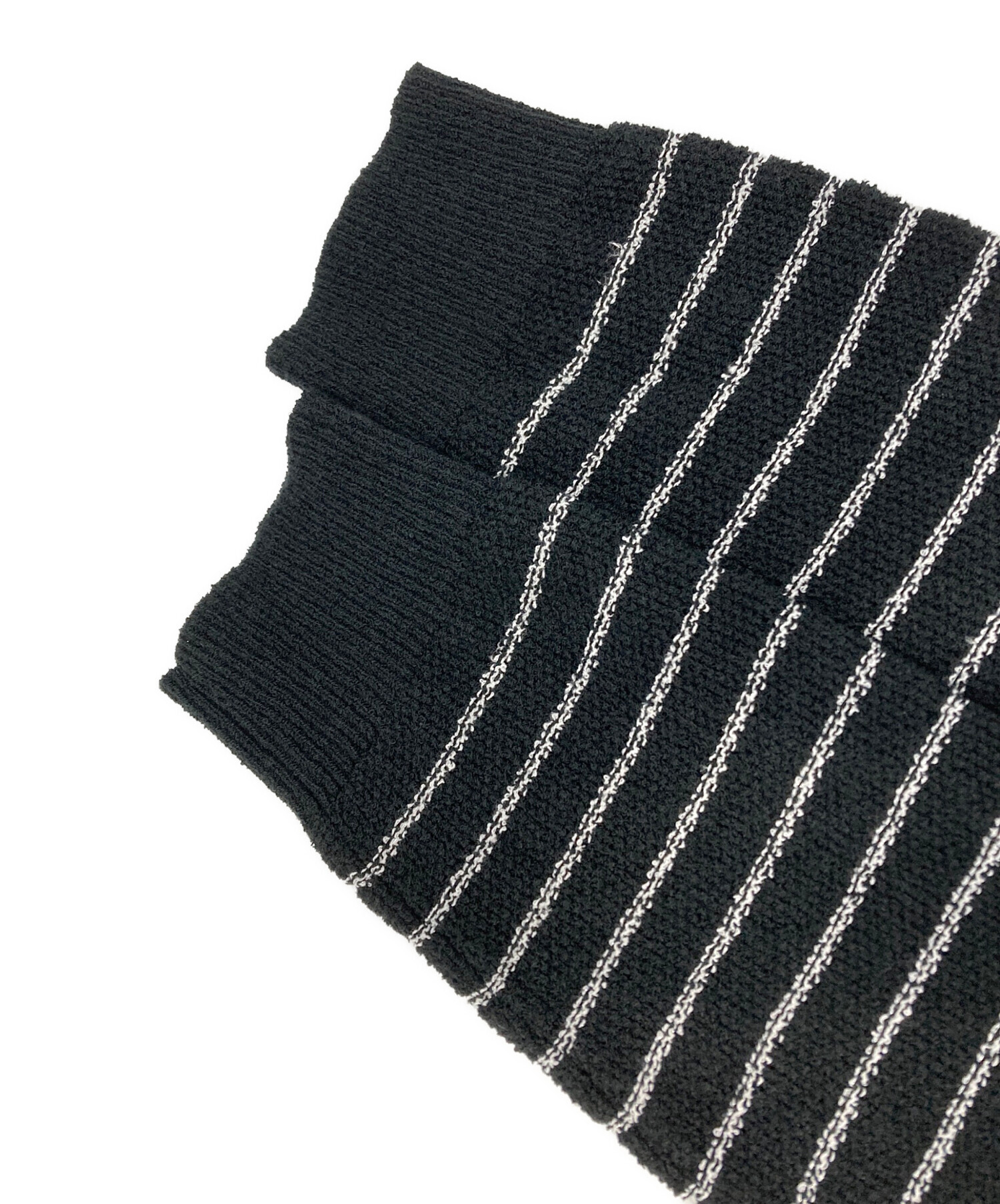 【極美品】ANAYI アナイ 26SS パウダーボーダーVカーディガン 金ボタン トップス 【極美品】ANAYI アナイ 26SS パウダーボーダーVカーディガン
