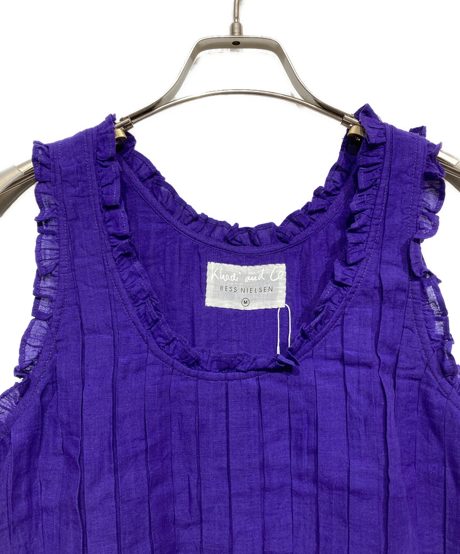 中古・古着通販】Khadi and Co (カディアンドコー) タック＆フリル 