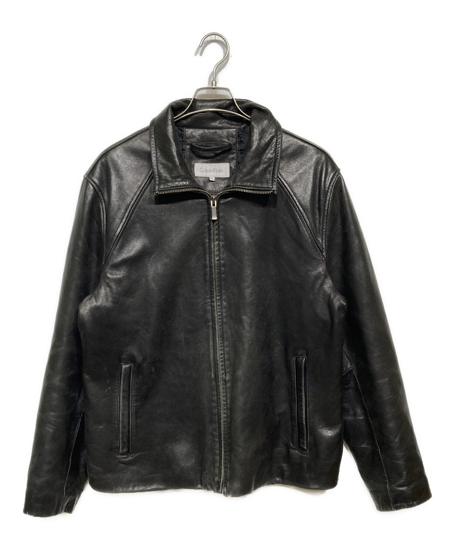 中古・古着通販】Calvin Klein (カルバンクライン) ハイネックレザー