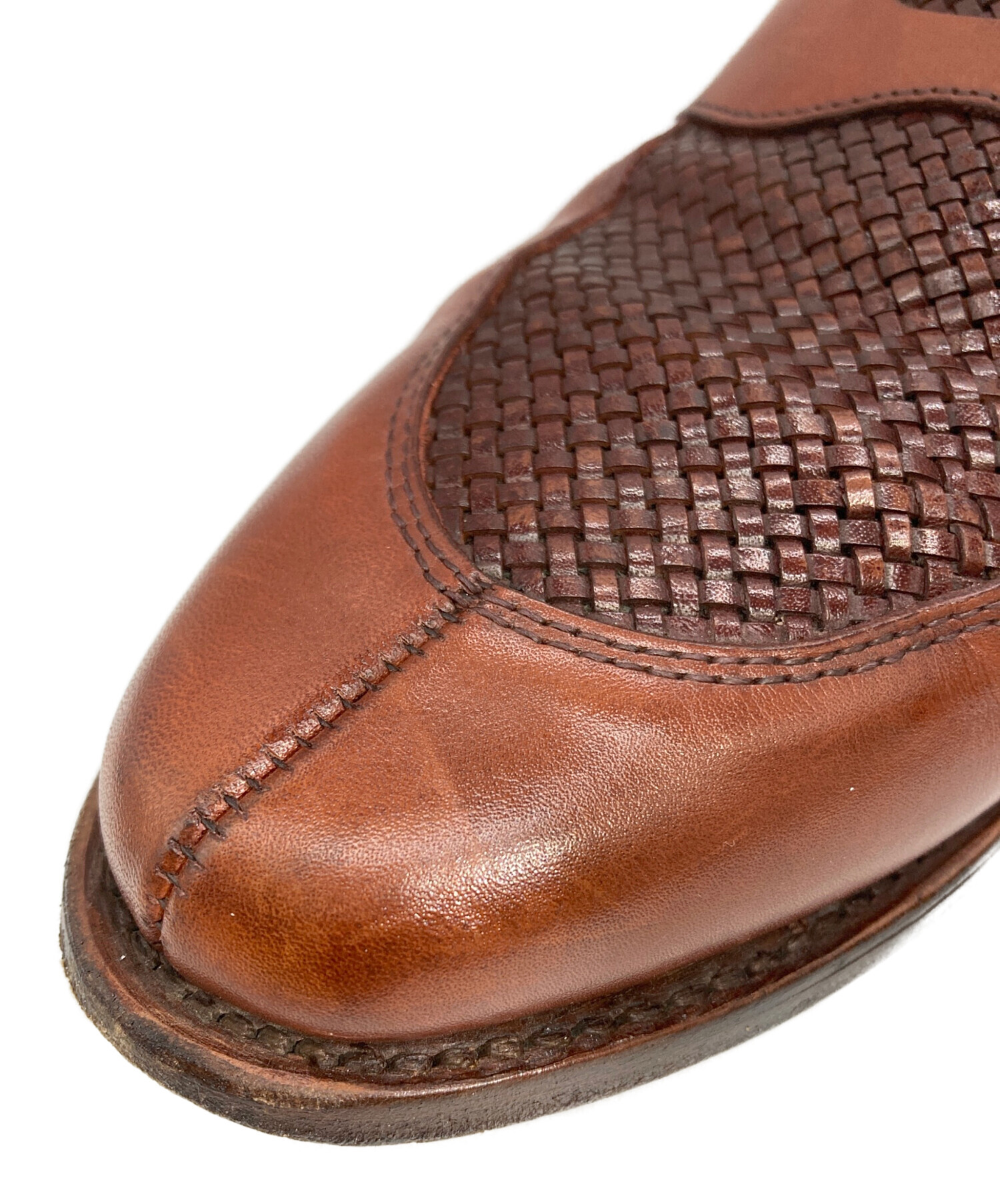 中古・古着通販】Allen Edmonds (アレン エドモンズ) LEYLAND 編み込み 