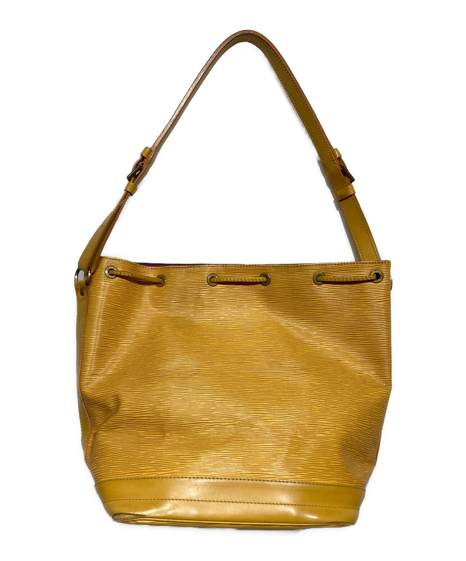 LOUIS VUITTON エピ ノエ ショルダーバッグ　イエロー　黄 中古・古着通販】LOUIS VUITTON (ルイ ヴィトン) ノエ ショルダー