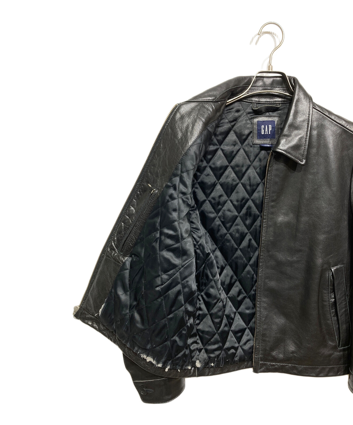 中古・古着通販】GAP (ギャップ) 裏キルティングレザージャケット