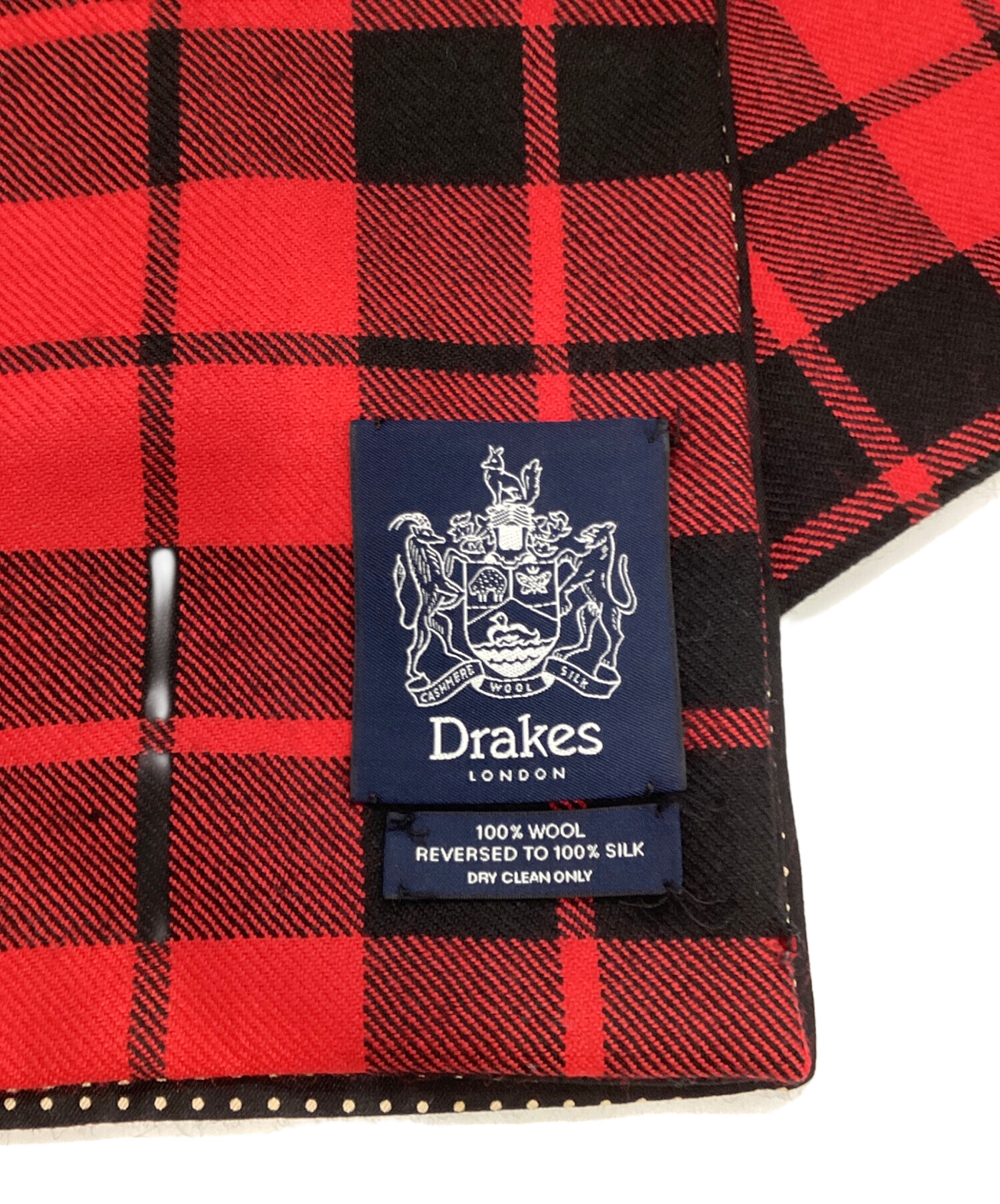 中古・古着通販】DRAKE'S (ドレイクス) シルクウール リバーシブル