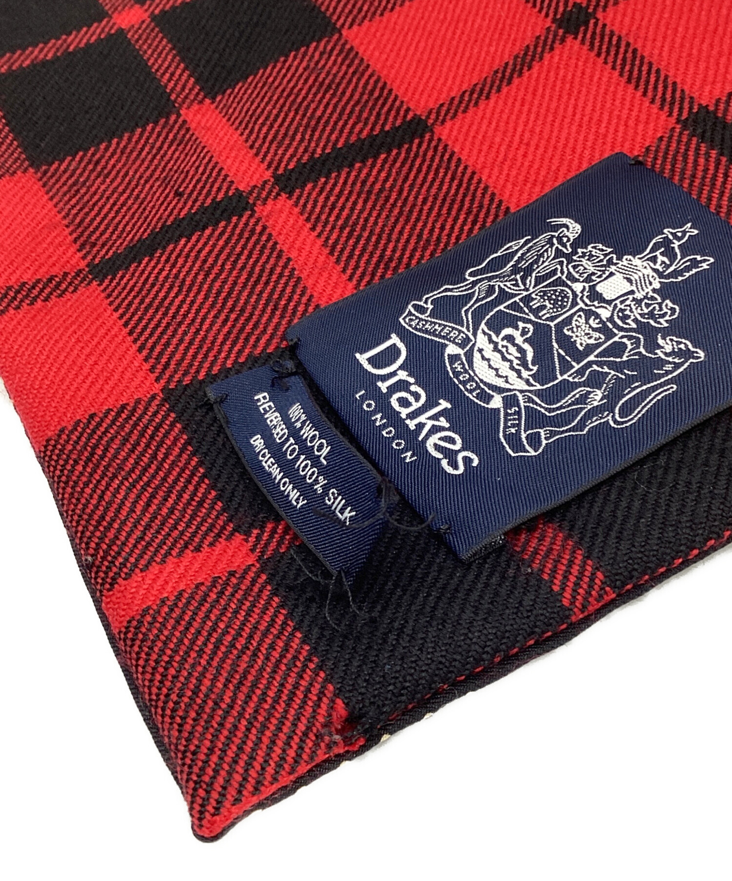 中古・古着通販】DRAKE'S (ドレイクス) シルクウール リバーシブル