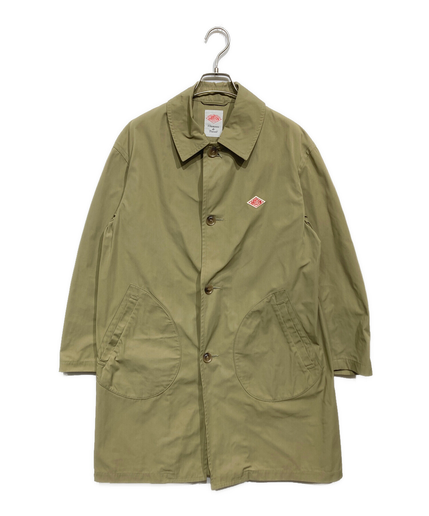 中古・古着通販】DANTON (ダントン) ステンカラーコート ベージュ