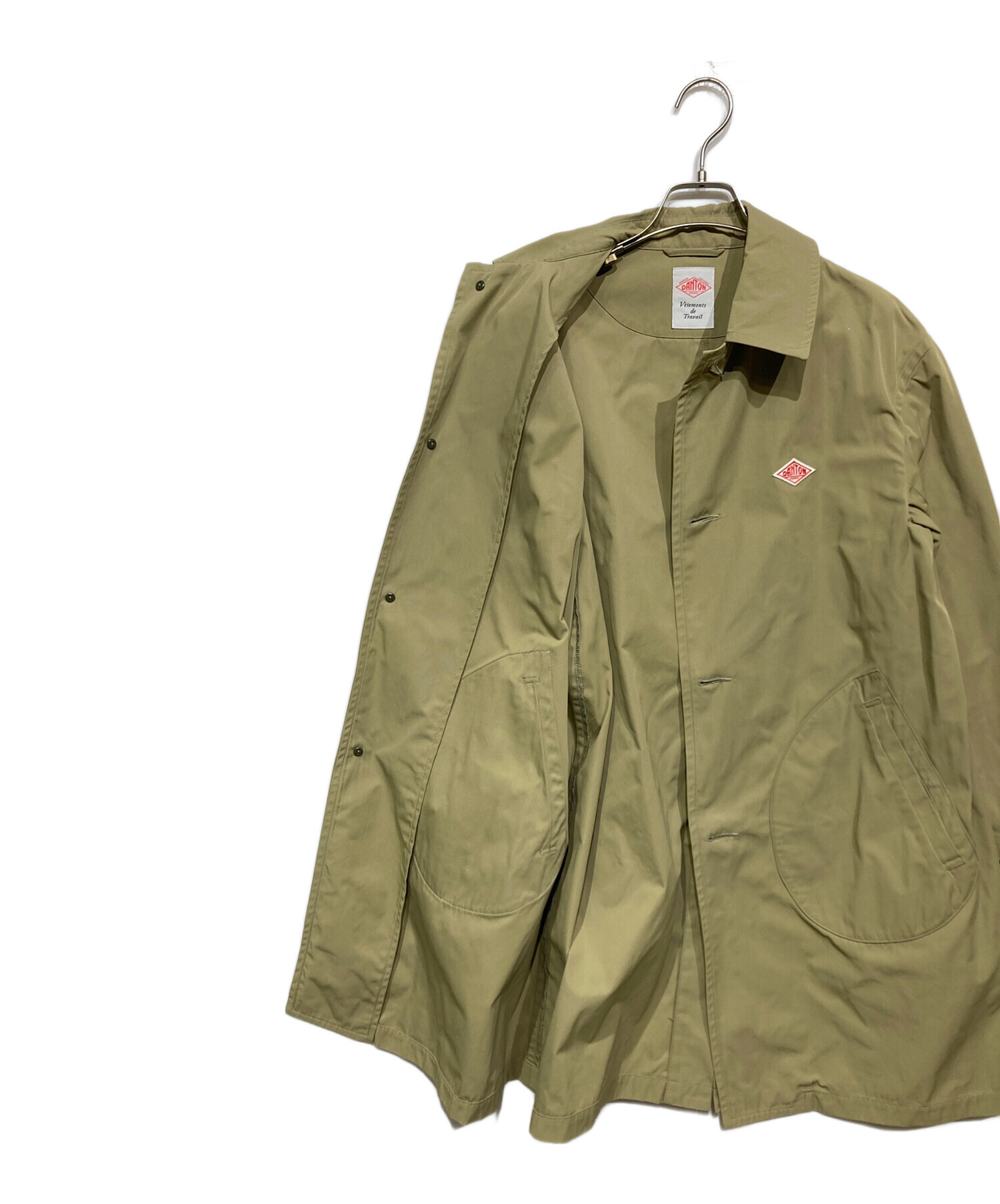 中古・古着通販】DANTON (ダントン) ステンカラーコート ベージュ