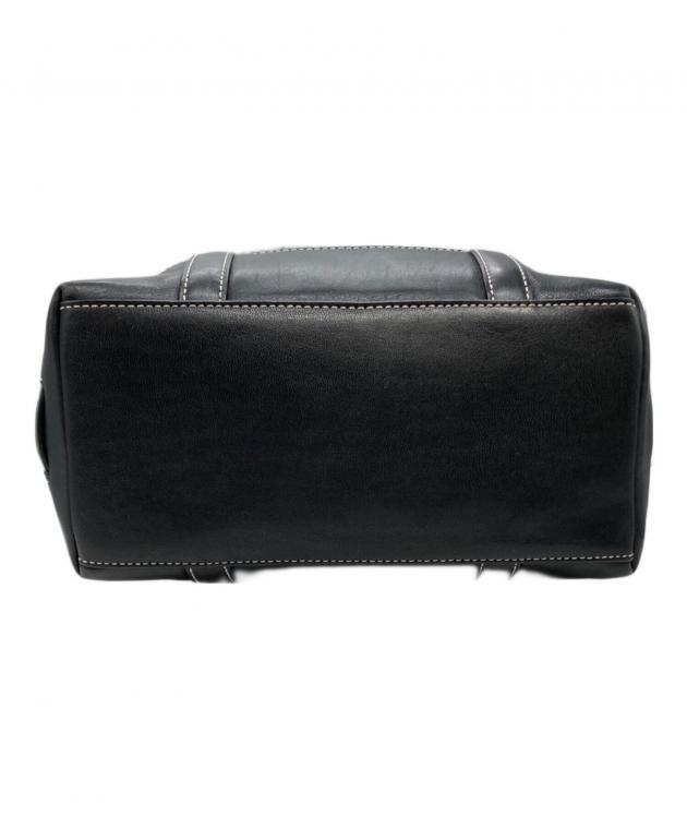 中古・古着通販】COACH (コーチ) チェック柄ウールトートバッグ グレー