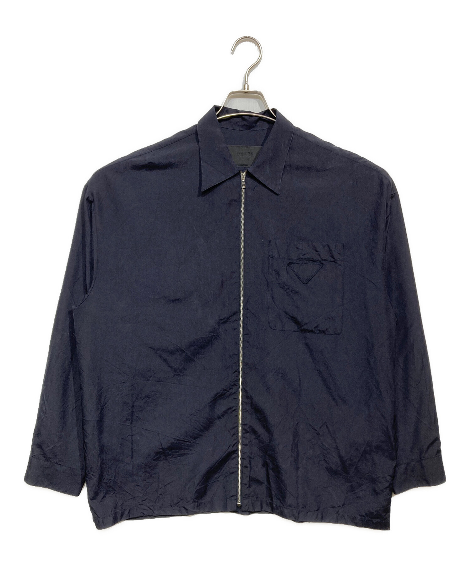 中古・古着通販】PRADA (プラダ) ジップシルクシャツ SC540 S211