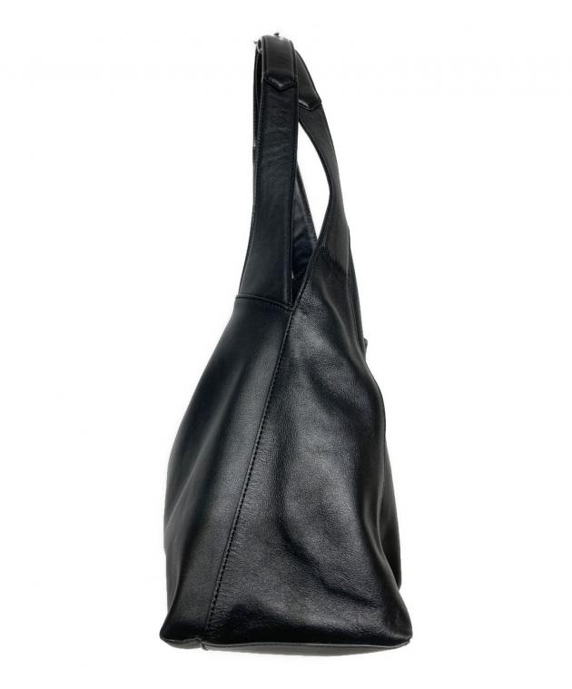 3047【未使用】youjiyamamotoディスコード　レザー　黒 中古・古着通販】discord Yohji Yamamoto (ディスコード ヨウジ