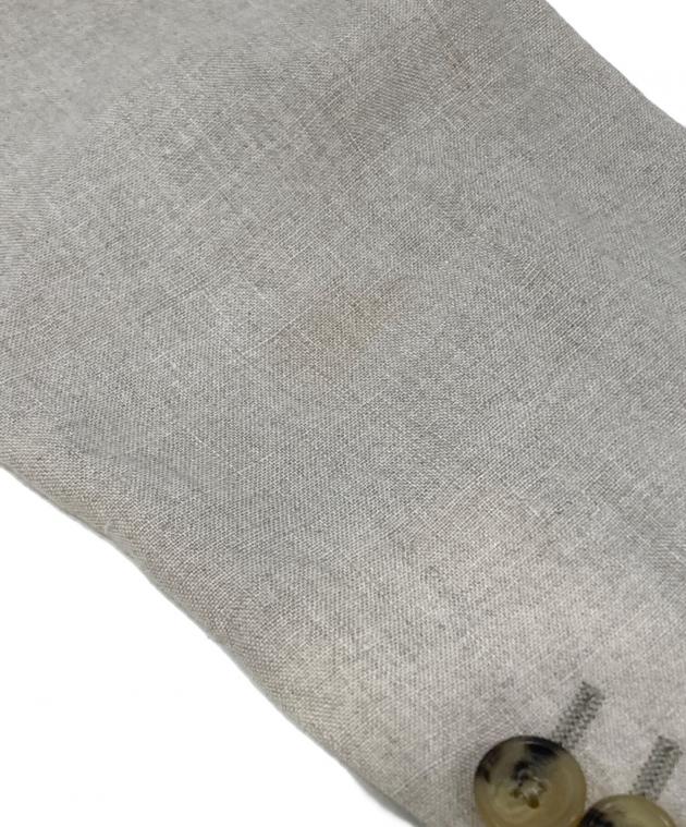 中古・古着通販】ETRO (エトロ) リネンテーラードジャケット ベージュ