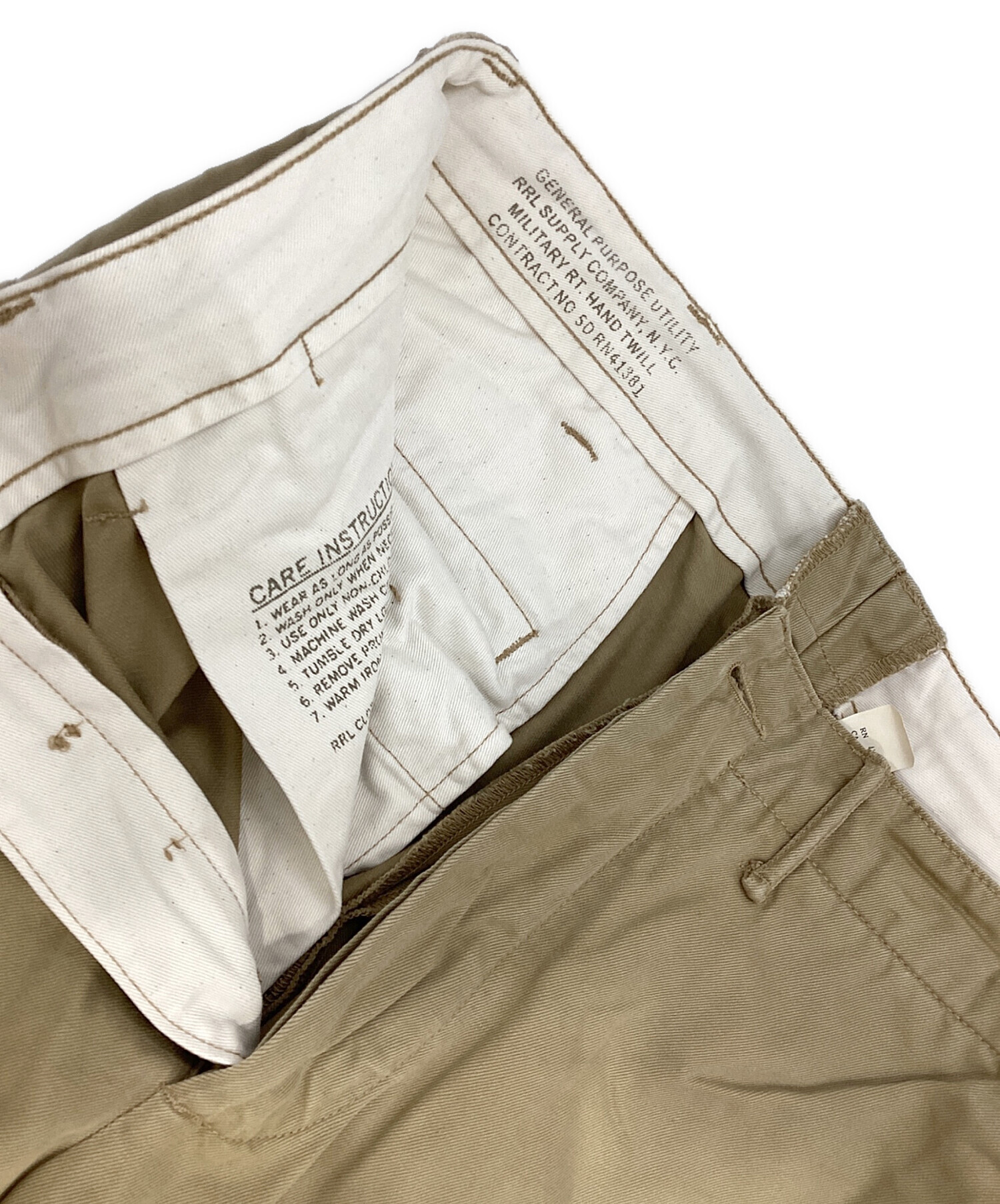 中古・古着通販】RRL (ダブルアールエル) Chino Officer's Trousers