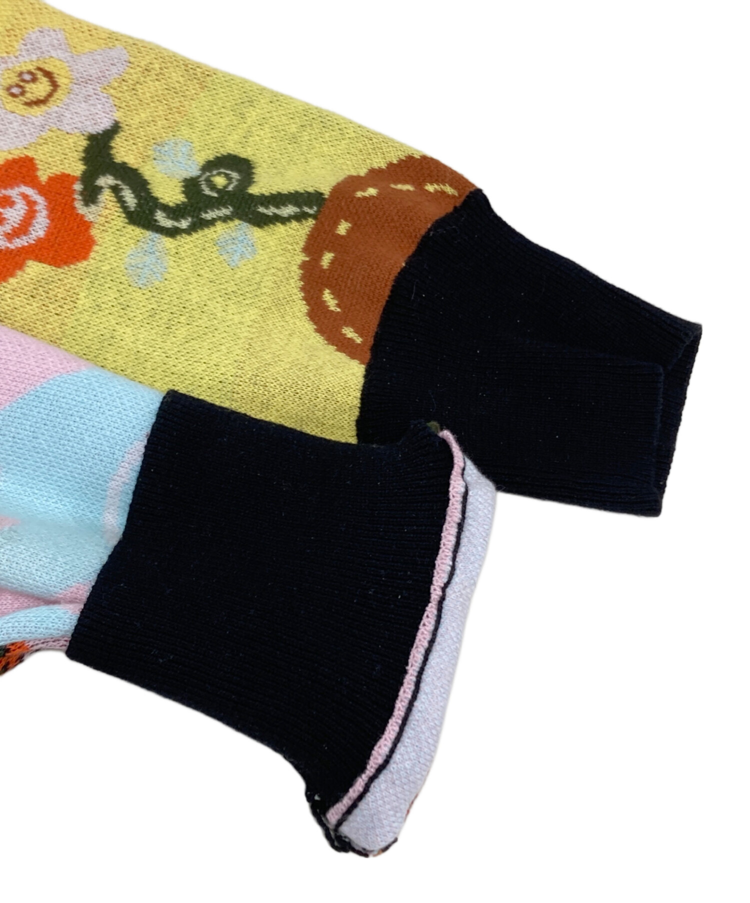 k*i様 TTT MSW 21aw patchwork knit パッチワークニ 中古・古着通販】TTT MSW (ティー) Patchwork Pullover Cotton Knit