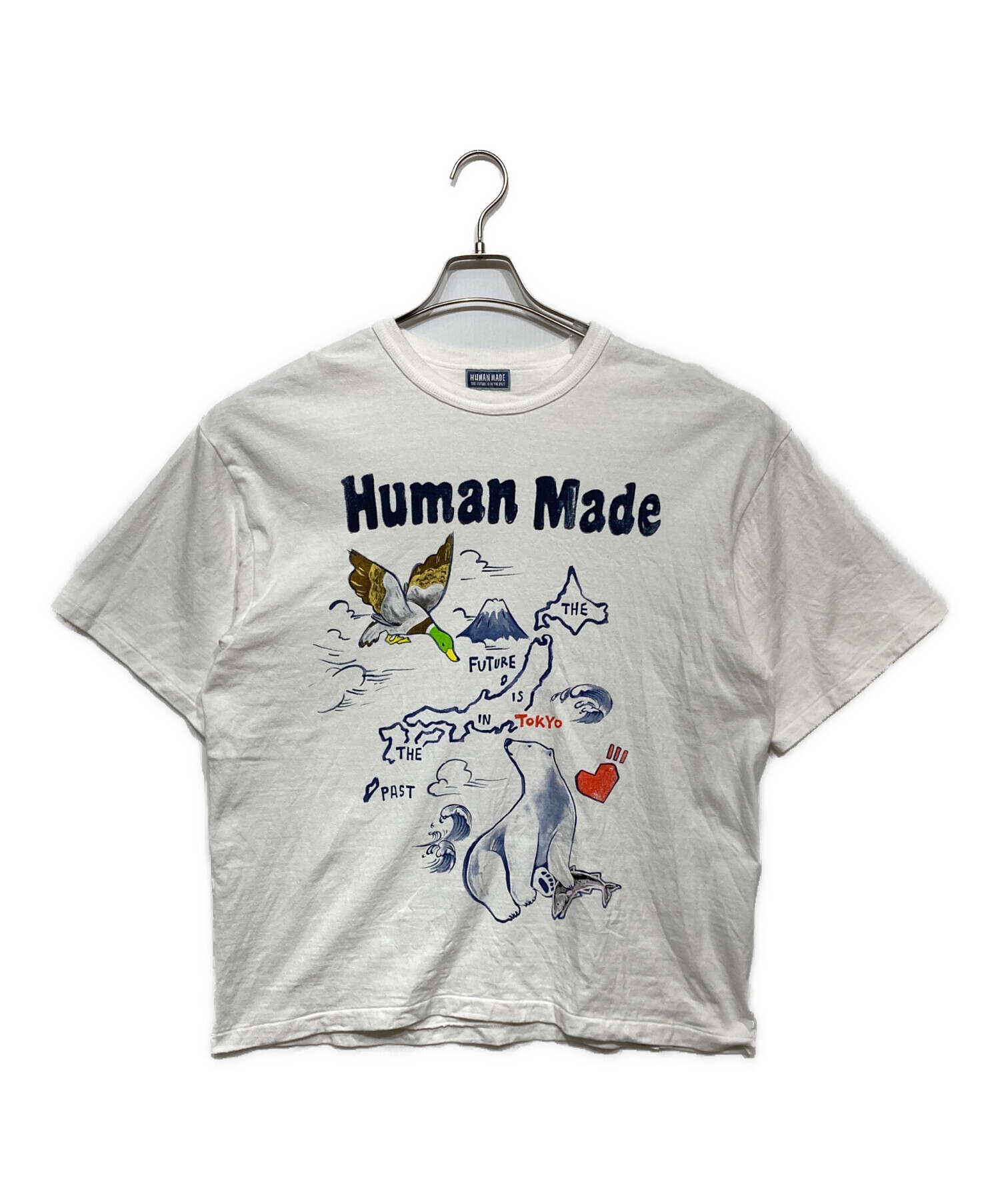 中古・古着通販】HUMAN MADE (ヒューマンメイド) 日本地図プリントT