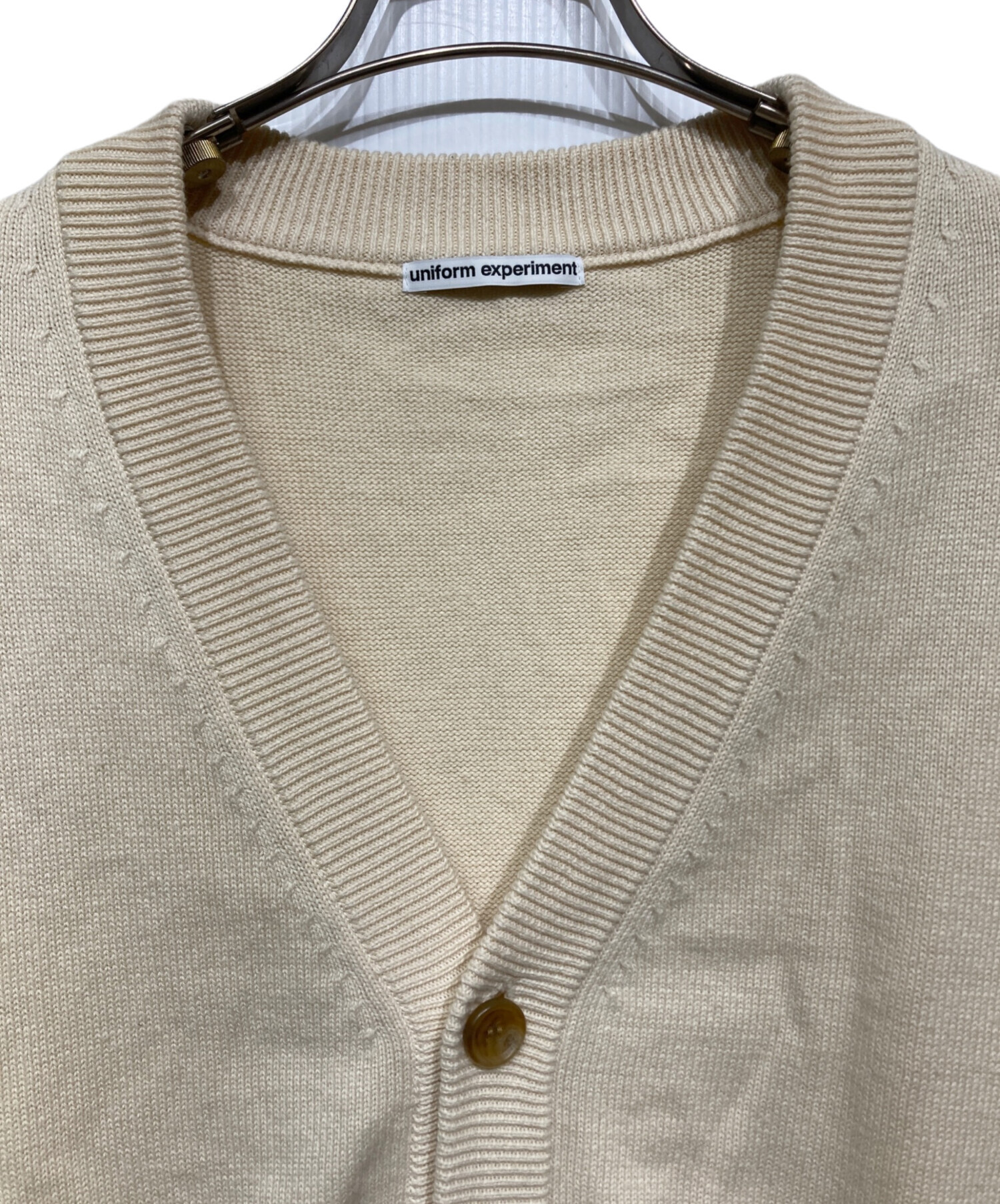 SCENTOF セントオブ カーディガン F ベージュ 【古着】【中古】 中古・古着通販】uniform experiment (ユニフォームエクスペリメント