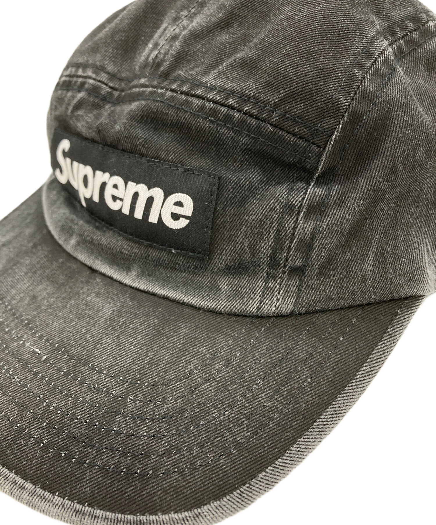 中古・古着通販】SUPREME (シュプリーム) Box Logo Camp Cap グレー
