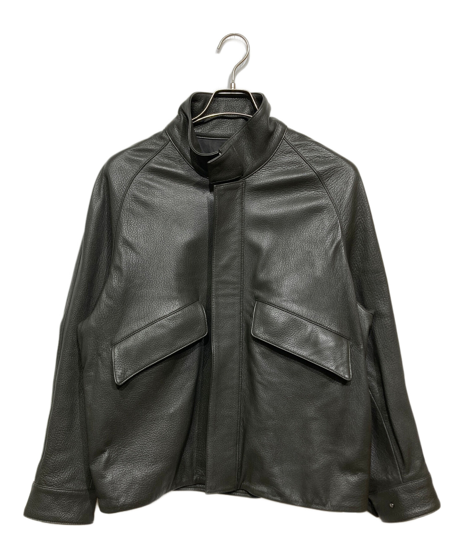 試着のみ　VINTAGE GOAT RIDING BLOUSON M 中古・古着通販】LIDnM (リドム) VINTAGE GOAT RIDING BLOUSON グレー