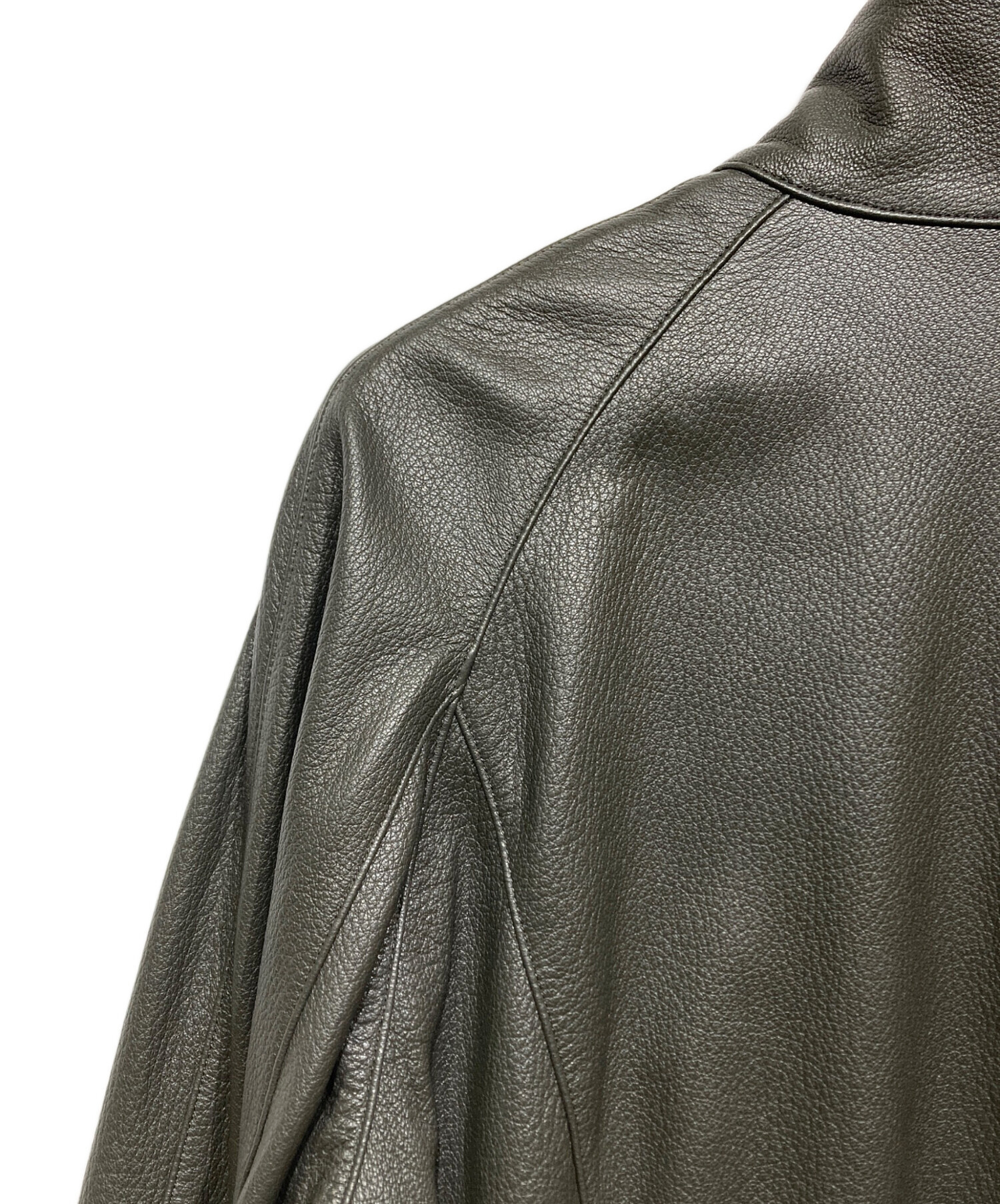 中古・古着通販】LIDnM (リドム) VINTAGE GOAT RIDING BLOUSON グレー