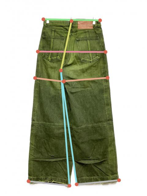 中古・古着通販】SUBLATIONS (サブレーションズ) WIDE SEAM DENIM