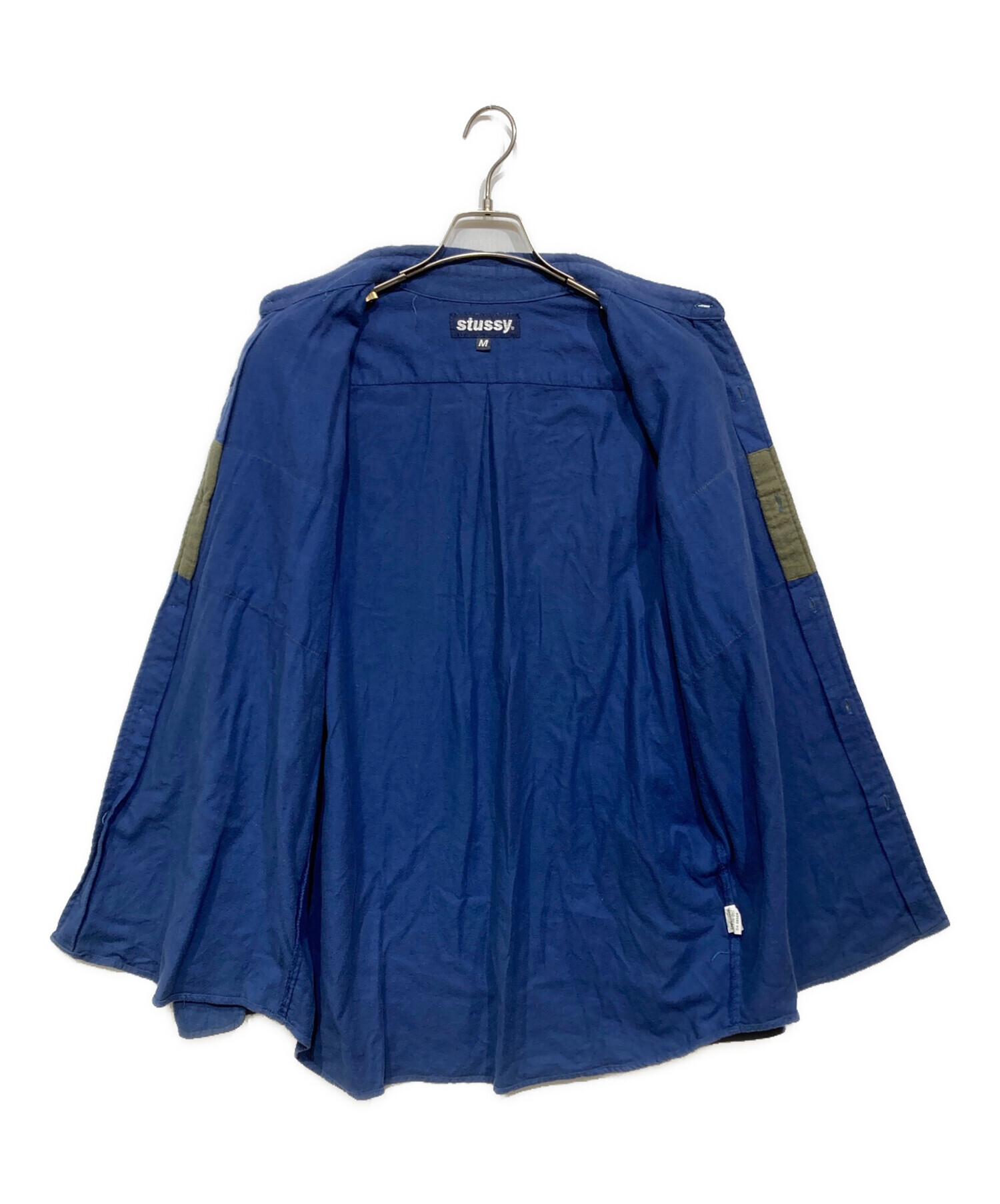 中古・古着通販】stussy (ステューシー) バイカラーネルシャツ
