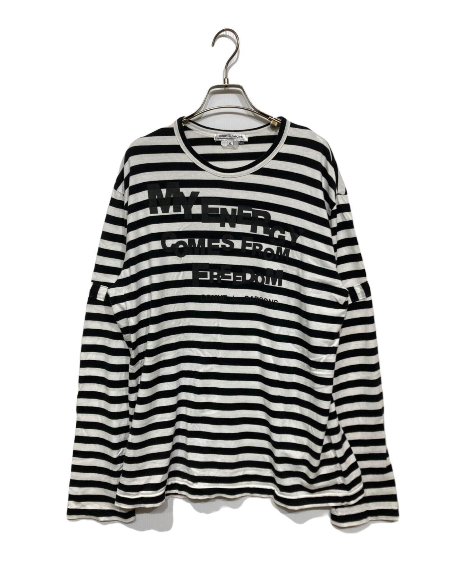 BLACK COMME des GARÇONS ボーダーカットソー ユ 中古・古着通販】COMME des GARCONS (コムデギャルソン) ボーダー