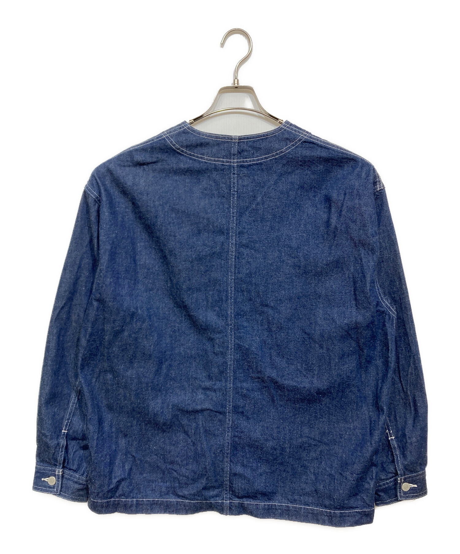 ダントン　デニムジャケット　インディゴ　40 中古・古着通販】DANTON (ダントン) 11oz デニム カラーレスジャケット