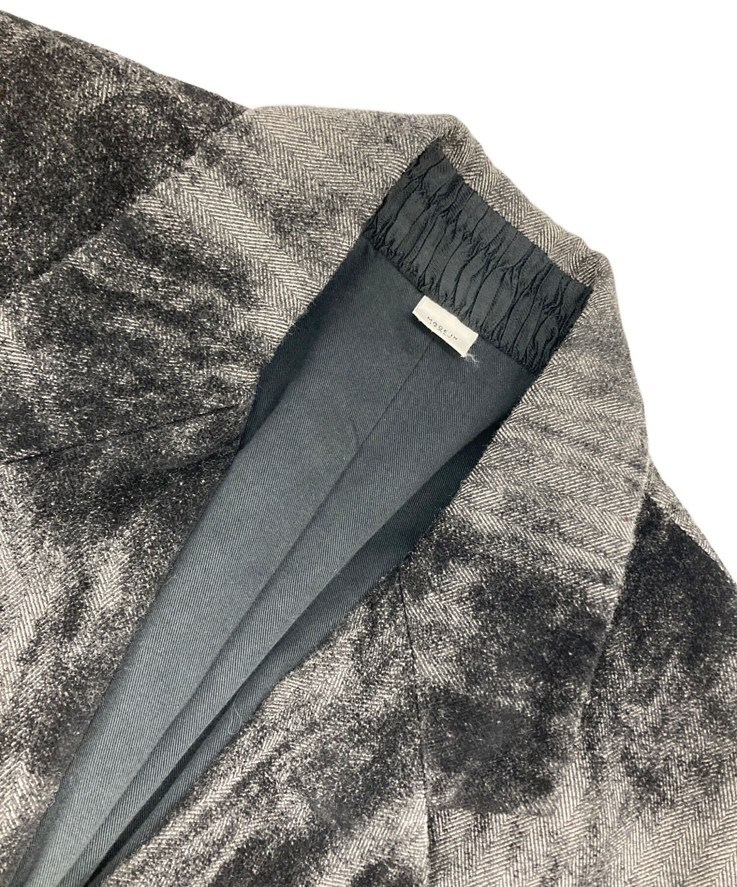 john galliano テーラードジャケット ブラック 46 中古・古着通販】JOHN GALLIANO (ジョンガリアーノ) テーラード