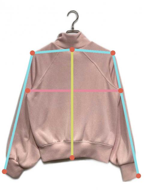中古・古着通販】adidas (アディダス) KNIT BALOON TRACK TOP ピンク