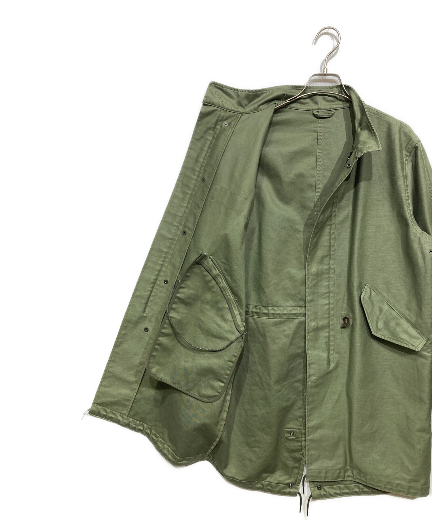中古・古着通販】SOPHNET. (ソフネット) モッズコート オリーブ サイズ