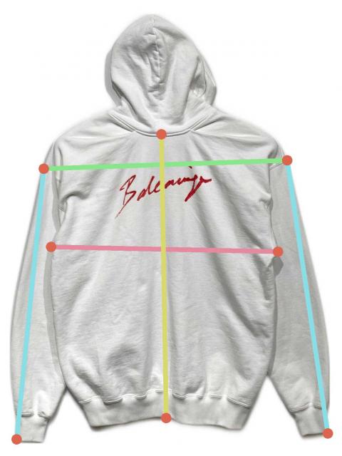 中古・古着通販】BALENCIAGA (バレンシアガ) バックロゴジップパーカー