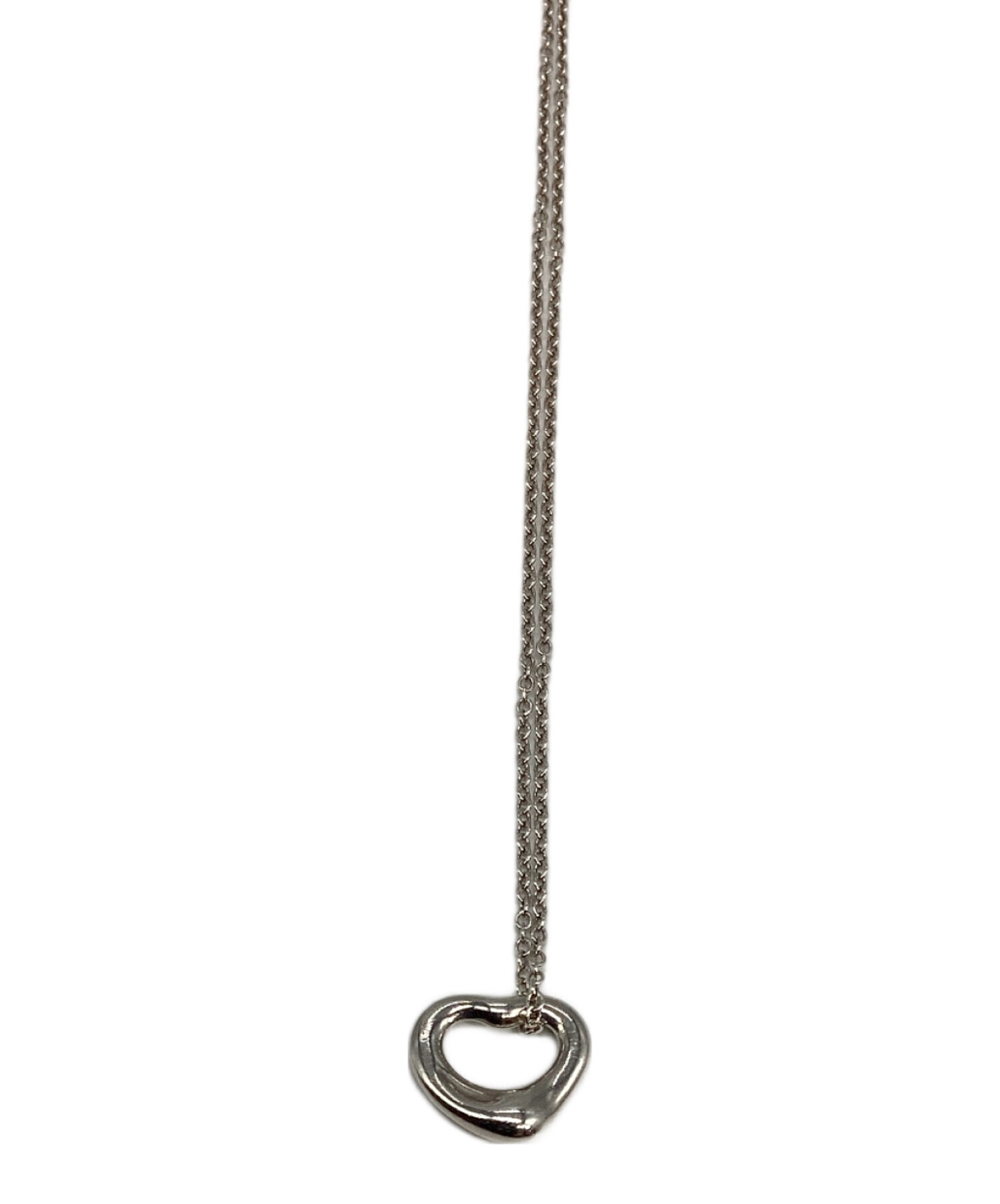 Tiffany & Co. シルバーオープン ハートネックレスM 中古 中古・古着通販】TIFFANY & Co. (ティファニー) オープンハート