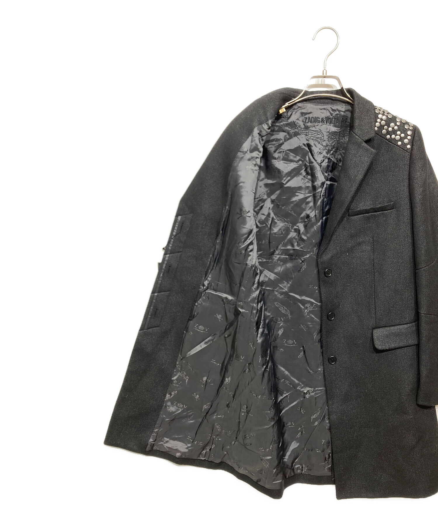 M*.様 ザディグエヴォルテール　チェスターコート 中古・古着通販】Zadig&Voltaire (ザディグエヴォルテール) スタッズ