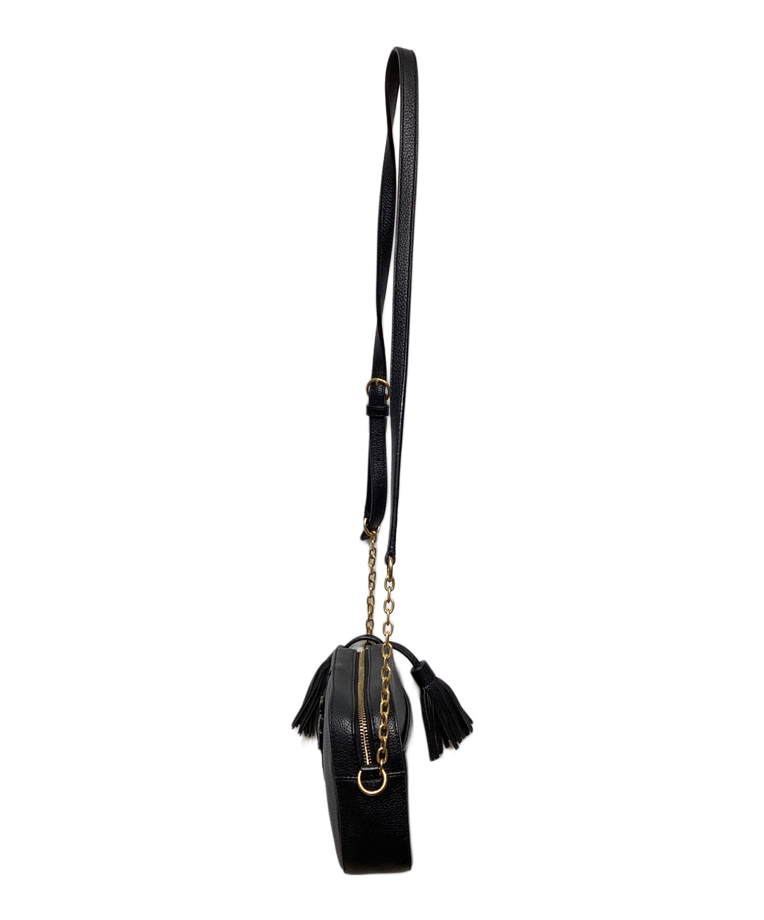 ☆美品☆ TORYBURCH マックグロー タッセル カメラバッグ ネイビー 中古・古着通販】TORY BURCH (トリーバーチ) マックグロー カメラ