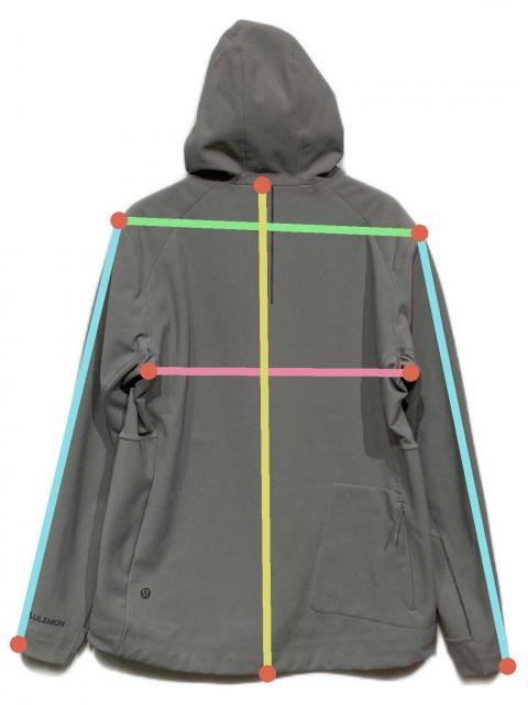 中古・古着通販】LULULEMON (ルルレモン) 裏起毛ジップパーカー グレー